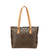 ルイ ヴィトン モノグラム カバピアノ ハンドバッグ トートバッグ M51148 ブラウン PVC レザー レディース LOUIS VUITTON 【中古】